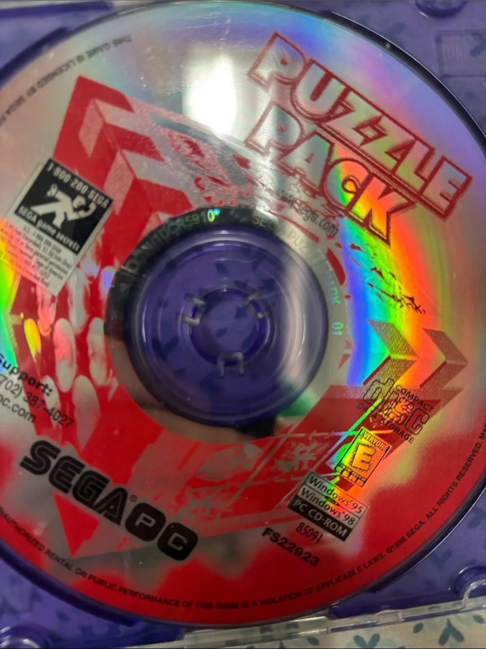 Smash Pack PC Game sega and puzzle pack
